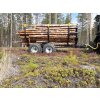 Remorque forestière Kesla 124HD avec une surface de charge de 2.70 m2